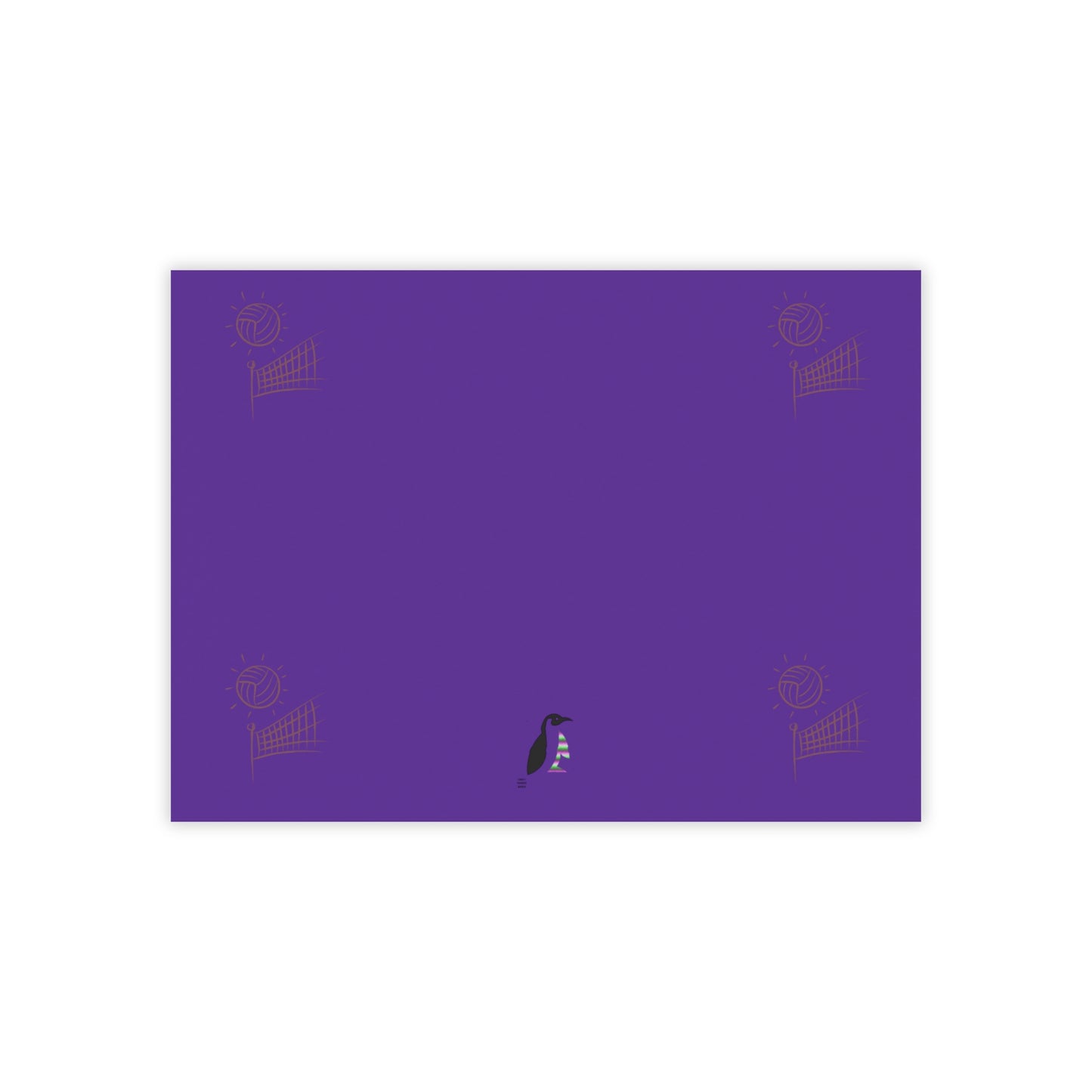 Post-it® Note Pads: Volleyball Purple