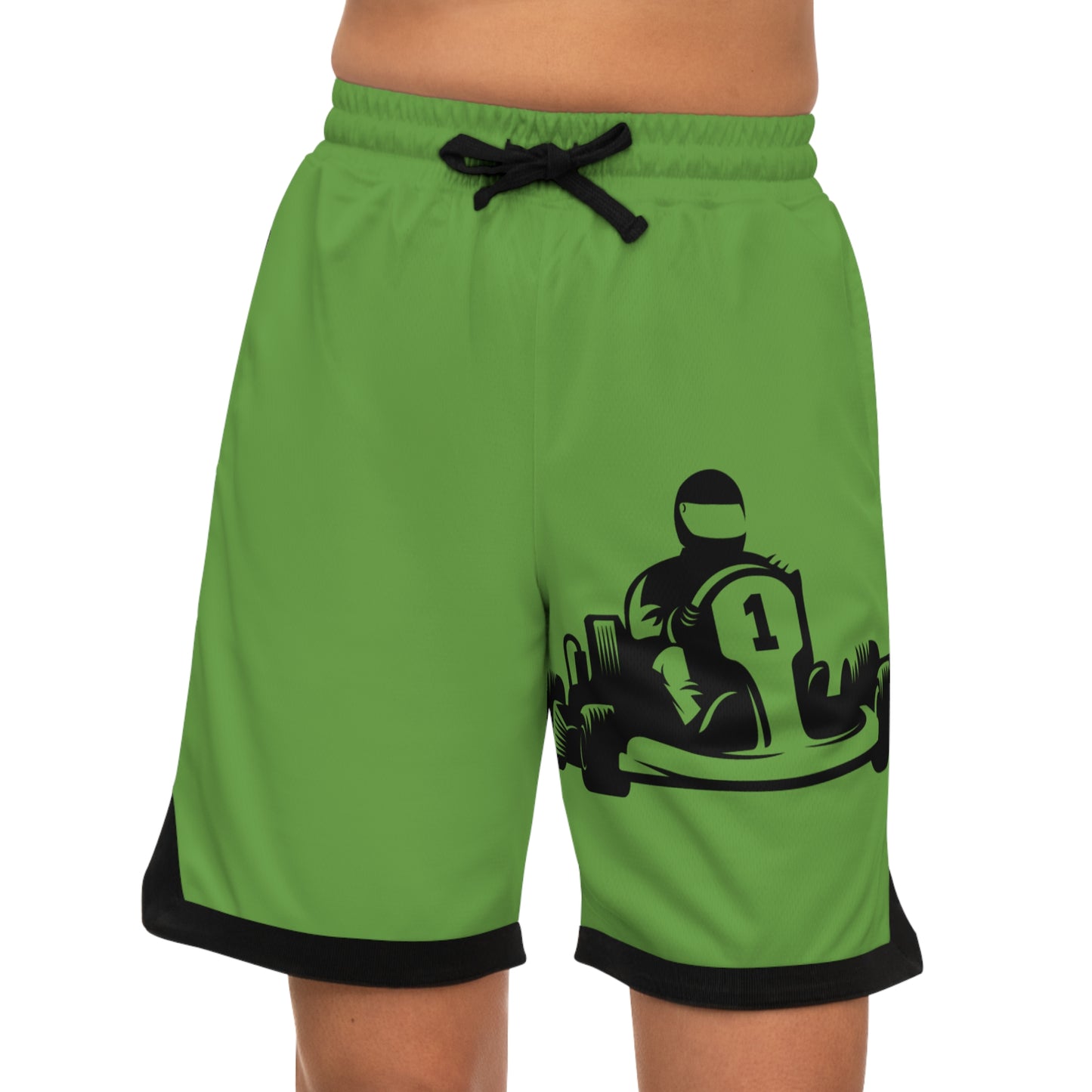 Basketball Rib Shorts: Racing Green