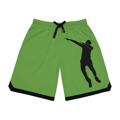 Basketball Rib Shorts: Dance Green