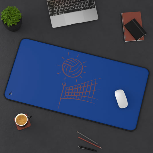 Desk Mat: Volleyball Dark Blue