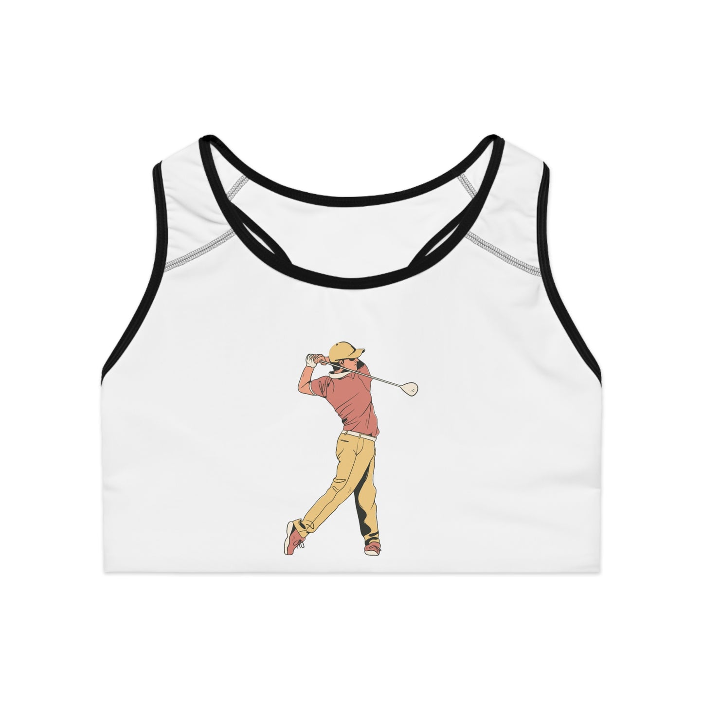 Sports Bra: Golf White