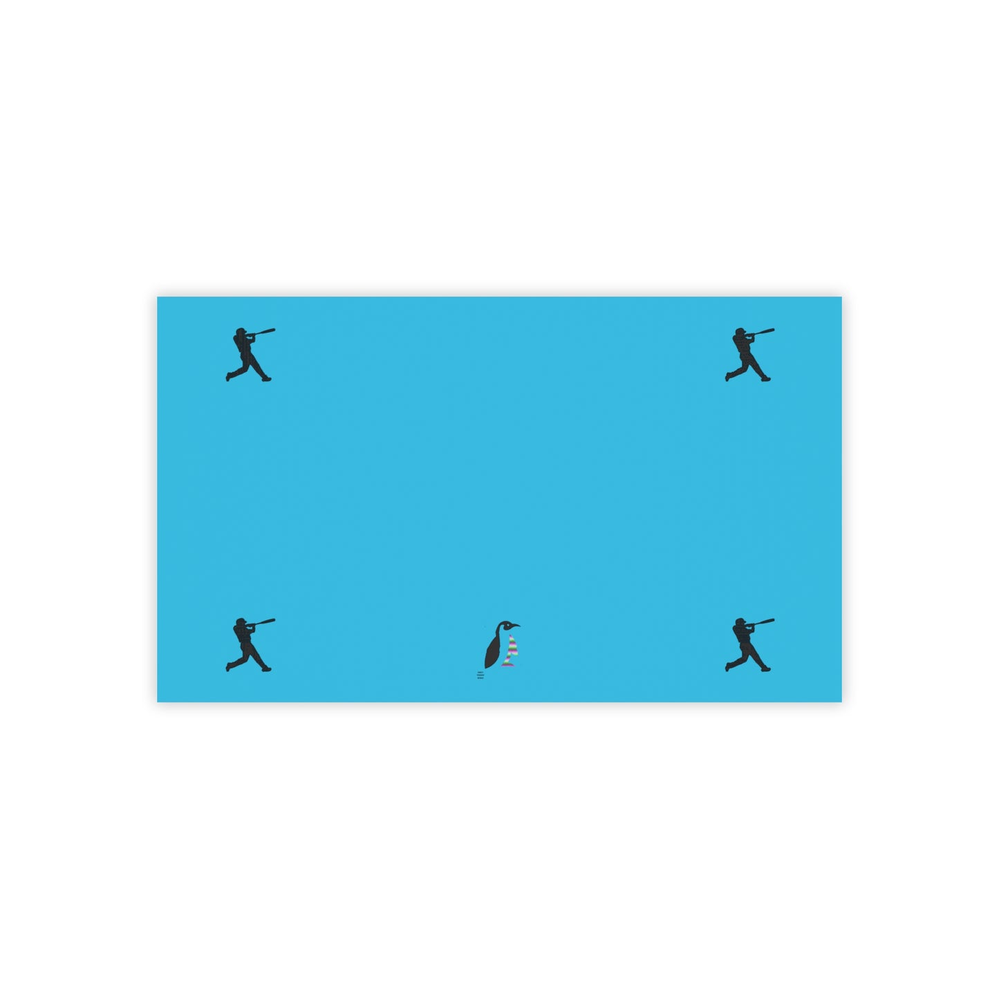 Post-it® Note Pads: Baseball Turquoise