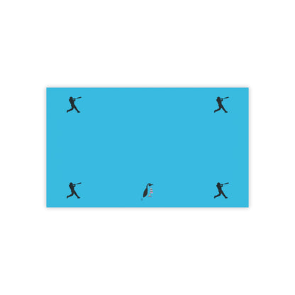 Post-it® Note Pads: Baseball Turquoise