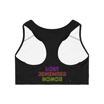 Sports Bra: Volleyball Black