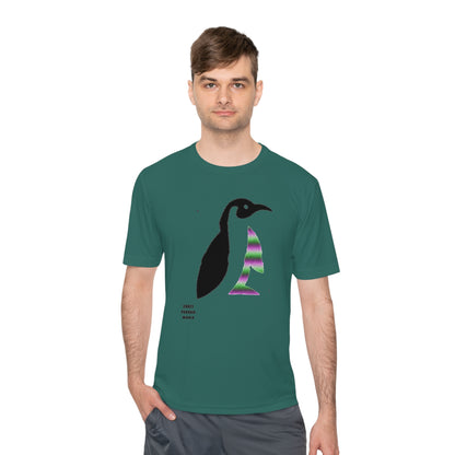 Moisture Wicking Tee: Crazy Penguin World Logo #2