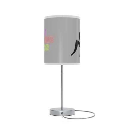 Lamp on a Stand, US|CA plug: Wrestling Lite Grey