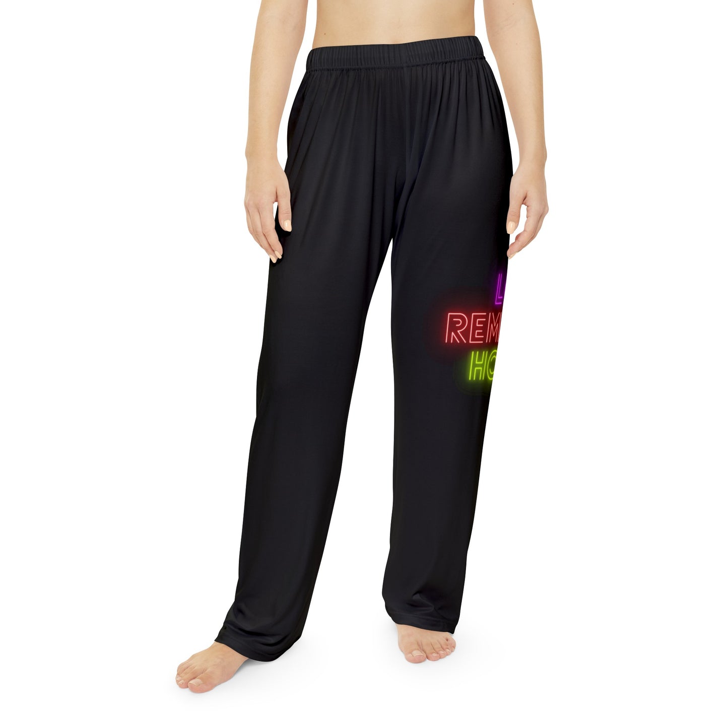 Women's Pajama Pants: Lost Remember Honor Black