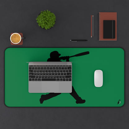 Desk Mat: Baseball Dark Green