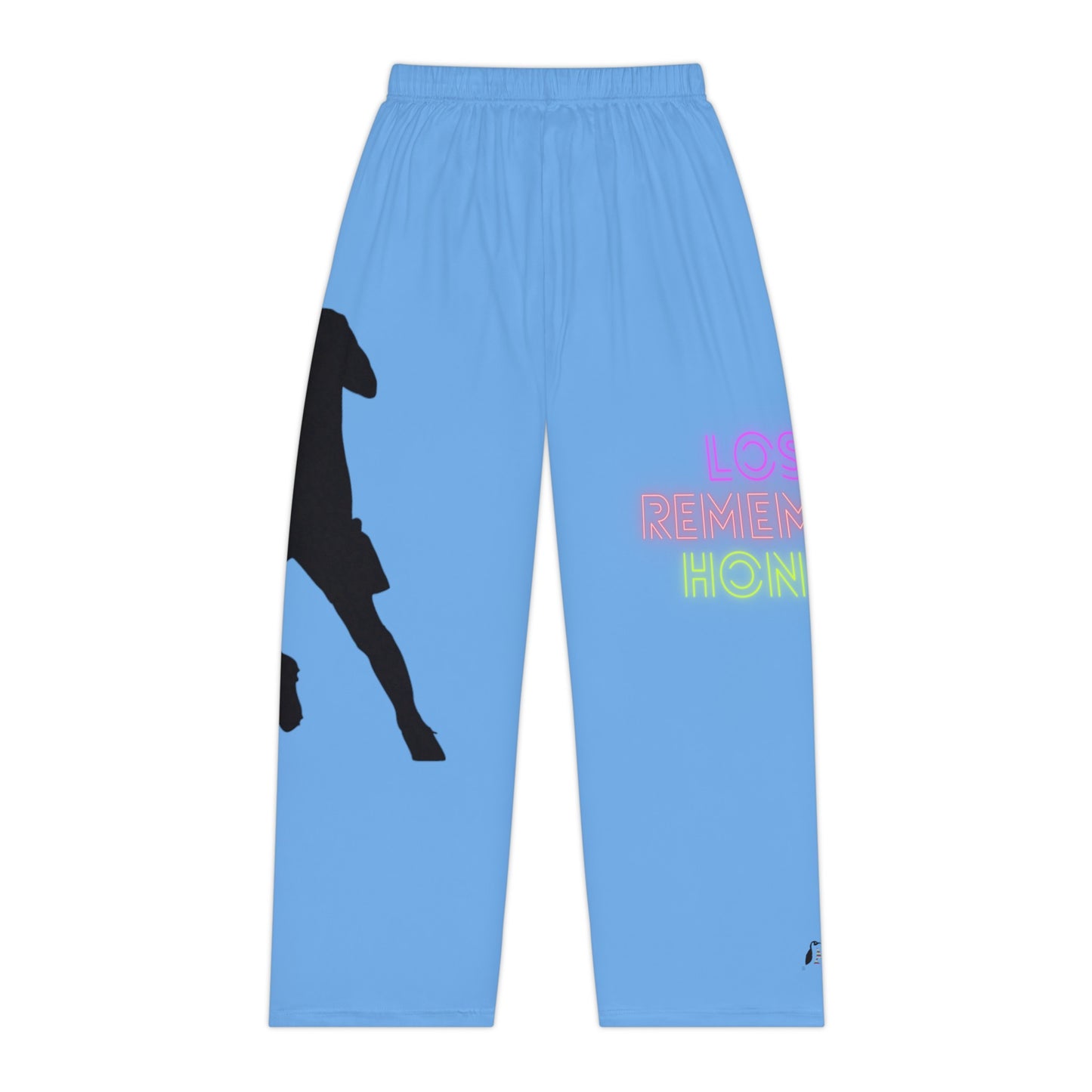 Women's Pajama Pants: Soccer Lite Blue