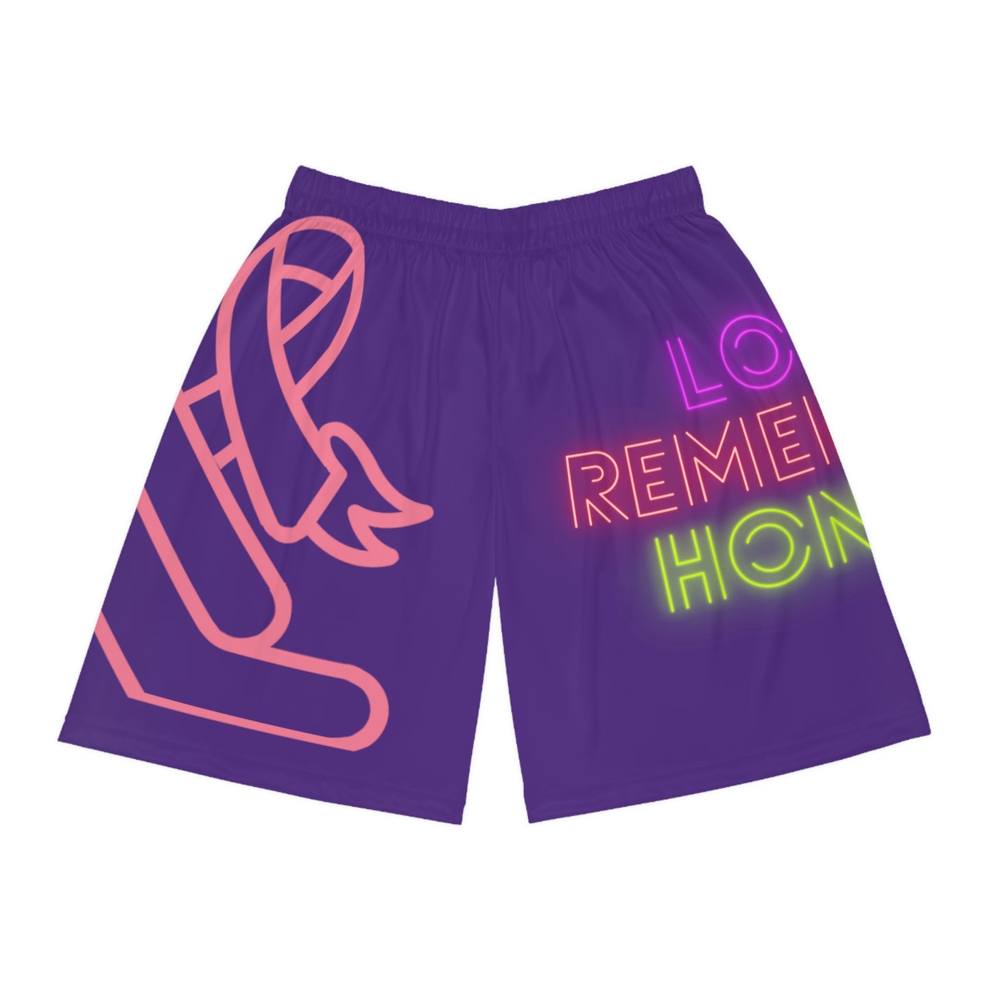 Basketball Shorts: Fight Cancer Purple