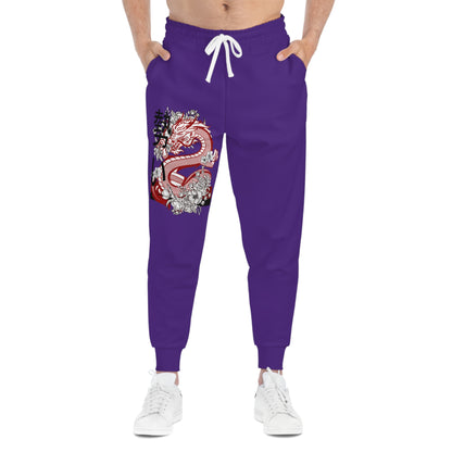 Athletic Joggers: Dragons Purple