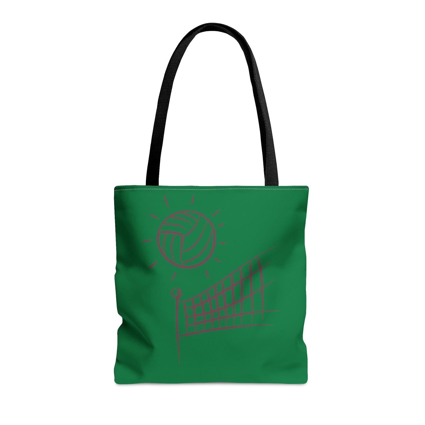 Tote Bag: Volleyball Dark Green