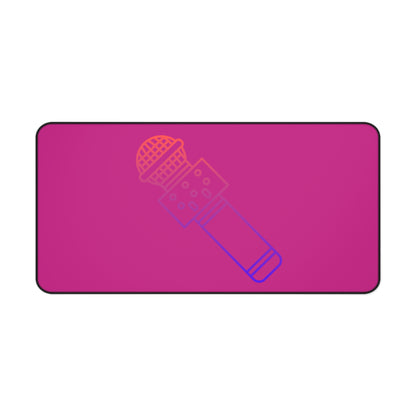 Desk Mat: Music Pink