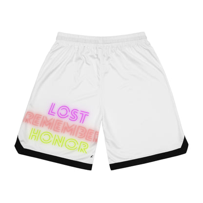 Basketball Rib Shorts: Gaming White