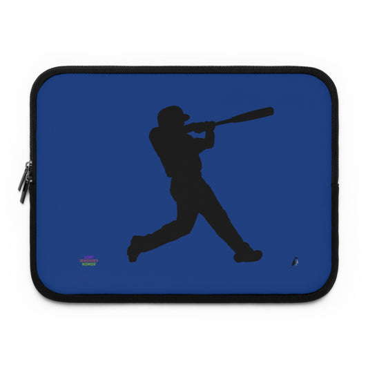 Laptop Sleeve: Baseball Dark Blue