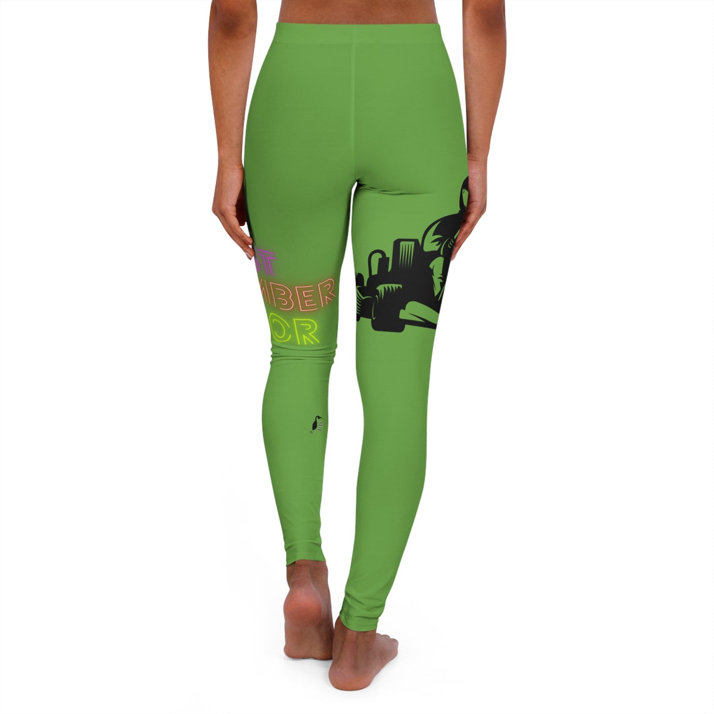 Women's Spandex Leggings: Racing Green