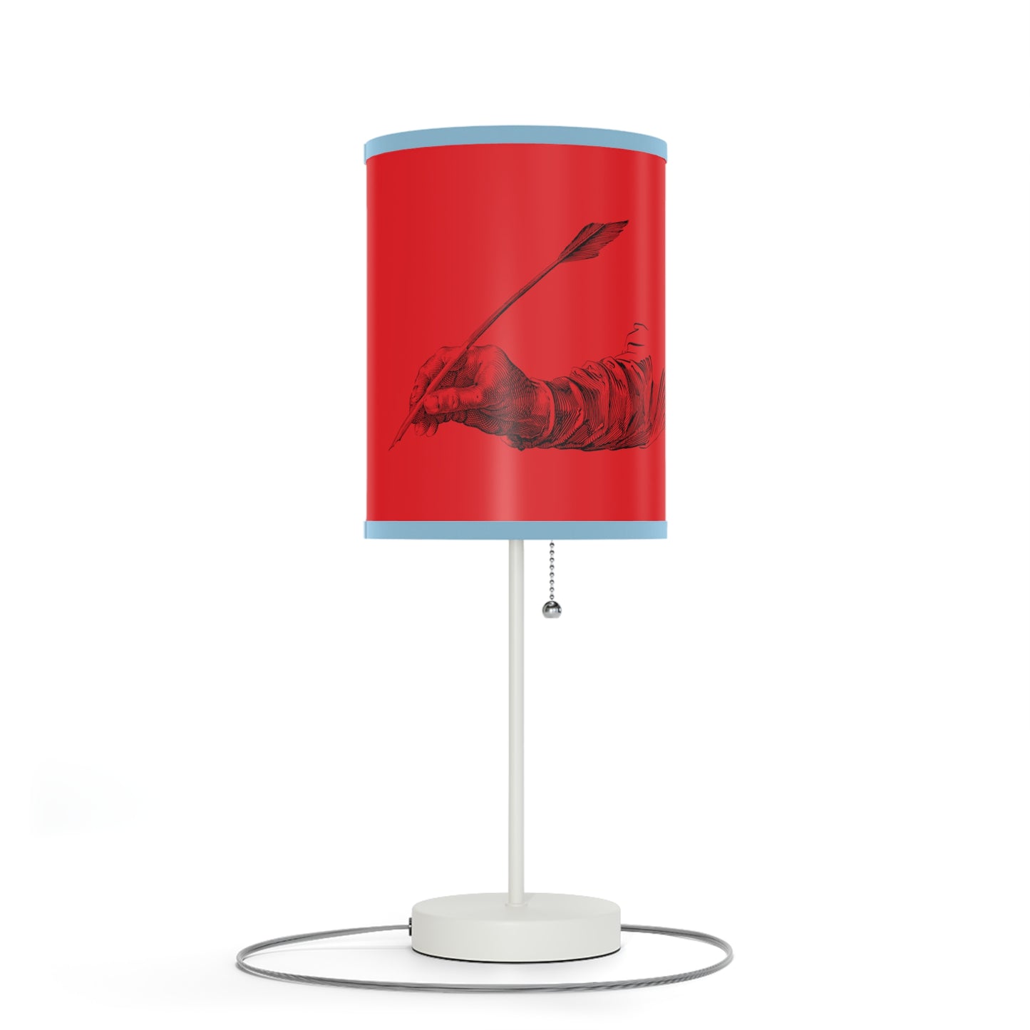 Lamp on a Stand, US|CA plug: Writing Red 