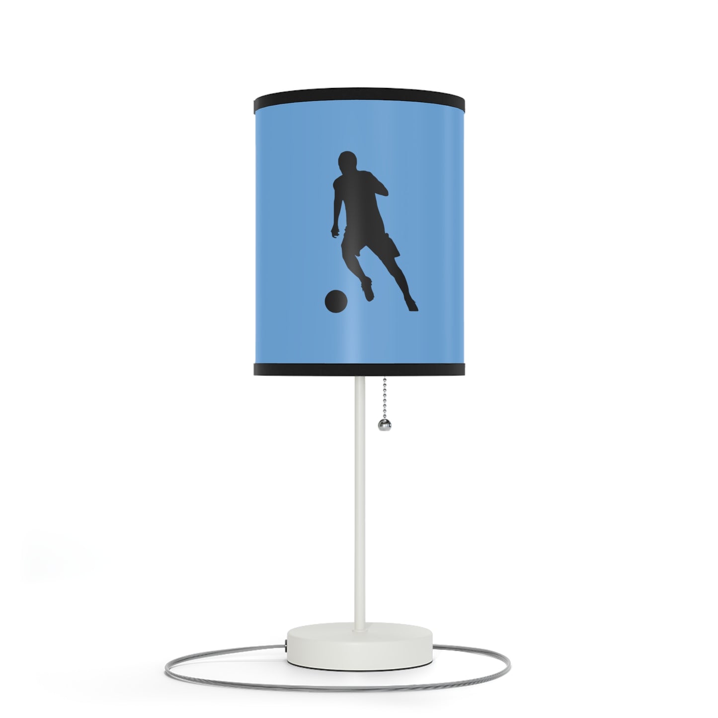 Lamp on a Stand, US|CA plug: Soccer Lite Blue