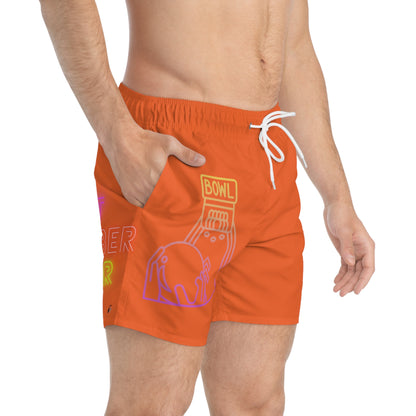 Swim Trunks: Bowling Orange