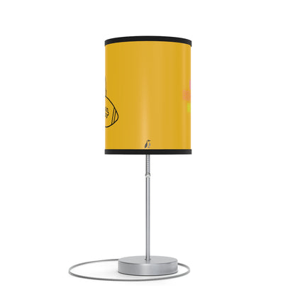 Lamp on a Stand, US|CA plug: Football Yellow