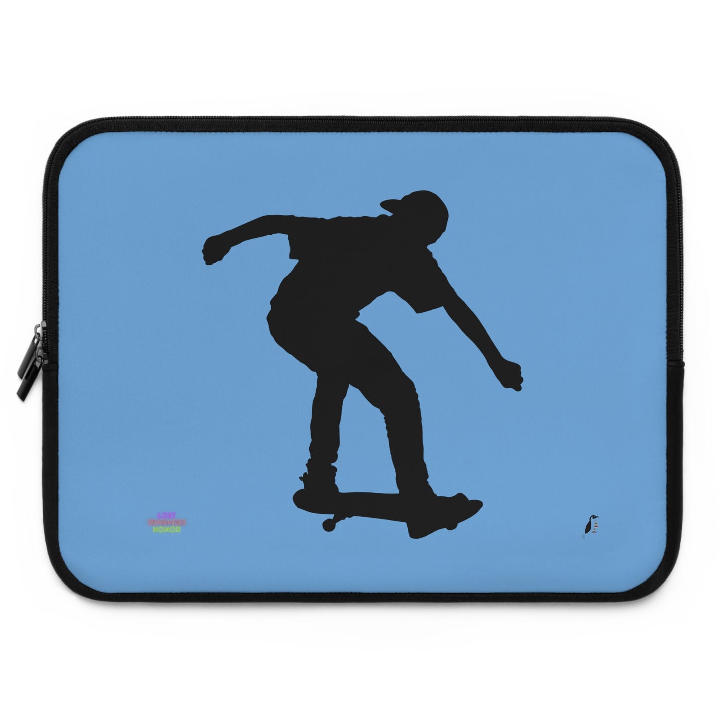 Laptop Sleeve: Skateboarding Lite Blue