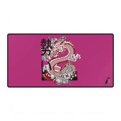 Desk Mats: Dragons Pink