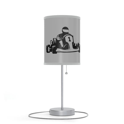 Lamp on a Stand, US|CA plug: Racing Lite Grey