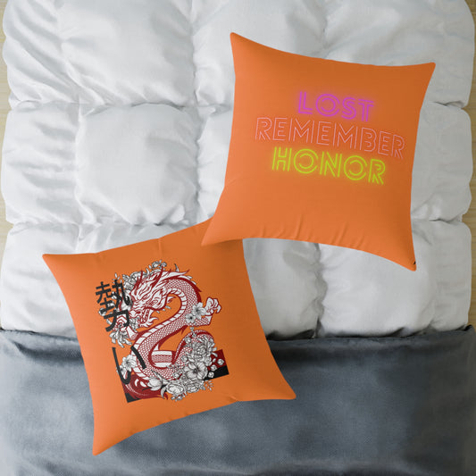 Spun Polyester Pillow: Dragons Crusta
