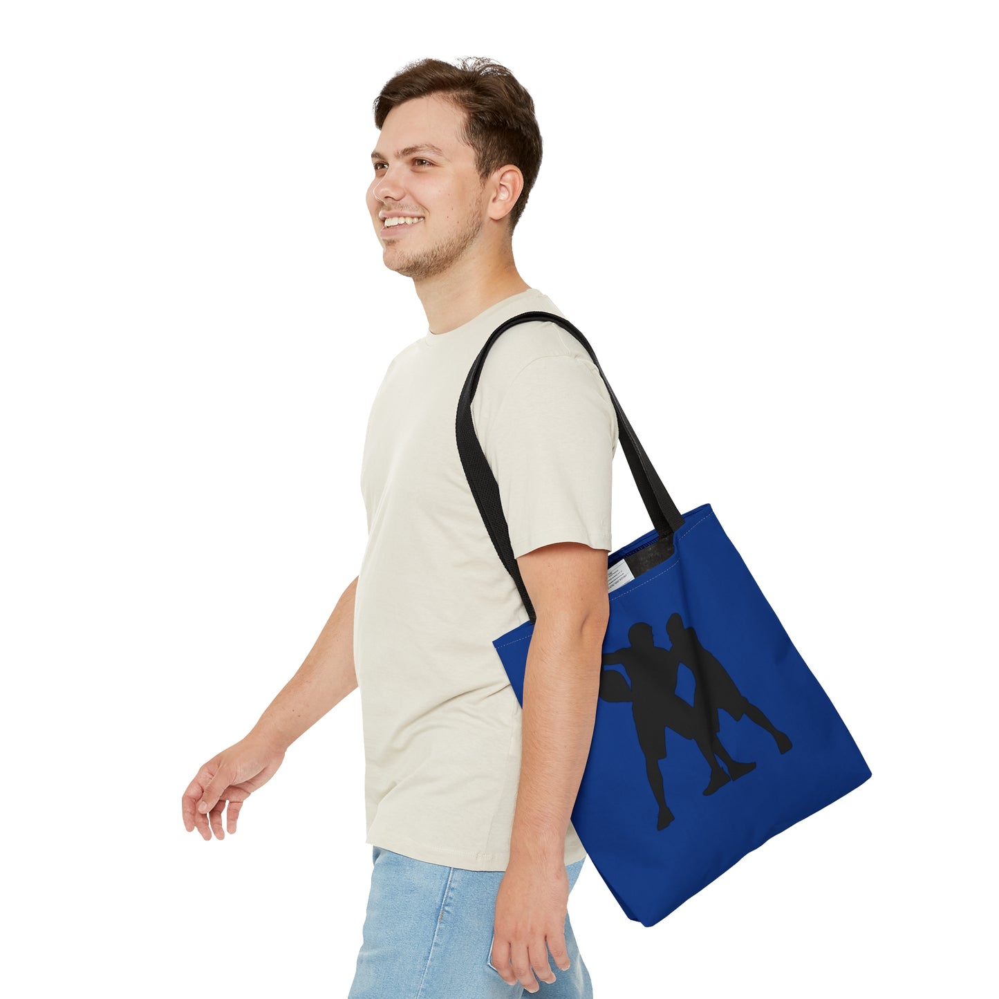 Tote Bag: Basketball Dark Blue