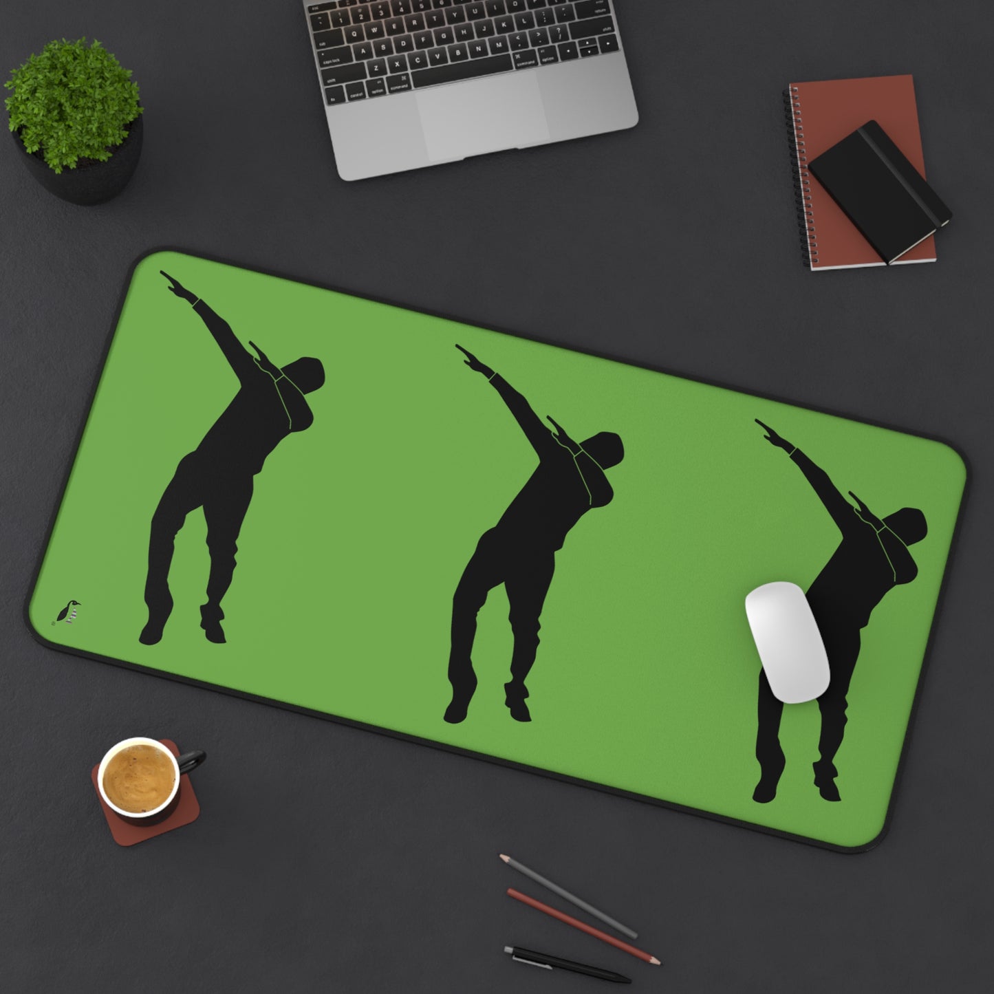 Desk Mat: Dance Green