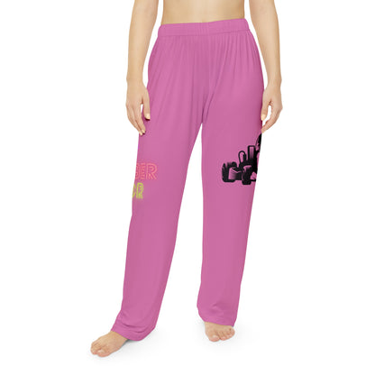 Pambabaeng Pajama Pants: Racing Lite Pink