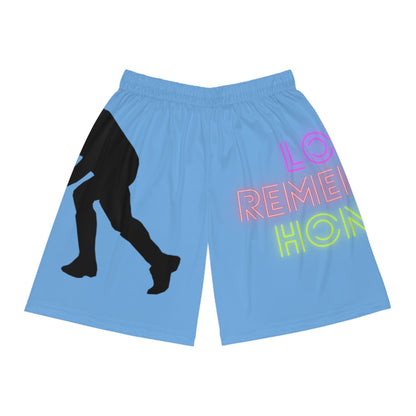 Basketball Shorts: Hockey Lite Blue