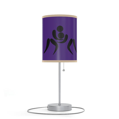 Lamp on a Stand, US|CA plug: Wrestling Purple