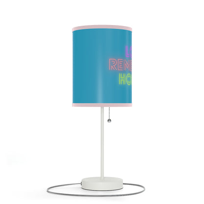 Lamp on a Stand, US|CA plug: Lost Remember Honor Turquoise