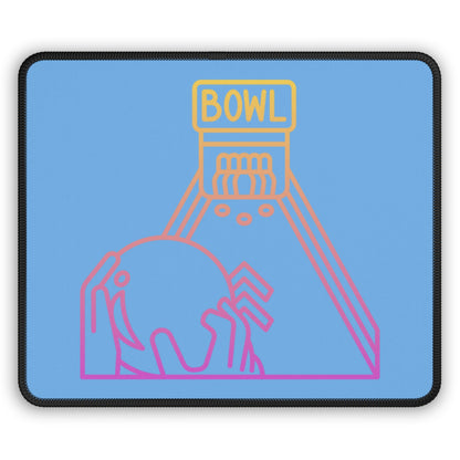 Gaming Mouse Pad: Bowling Lite Blue