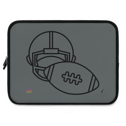 Laptop Sleeve: Football Dark Grey