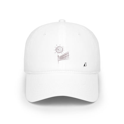 Low Profile Baseball Cap: Volleyball