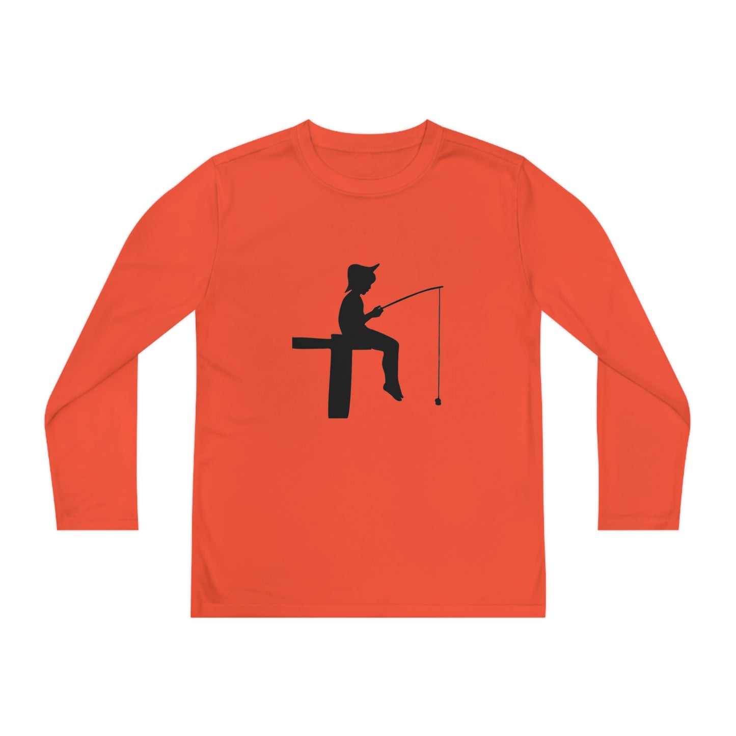 Youth Long Sleeve Competitor Tee: Fishing