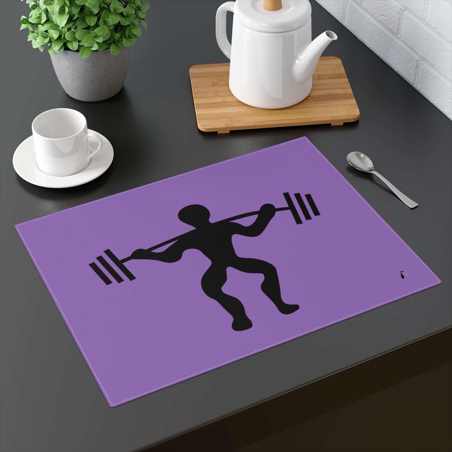 Placemat, 1pc: Weightlifting Lite Purple