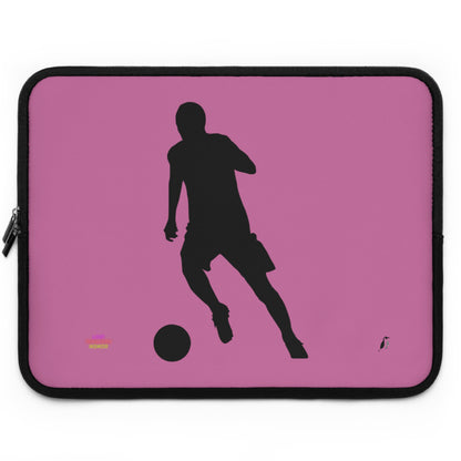 Laptop Sleeve: Soccer Lite Pink