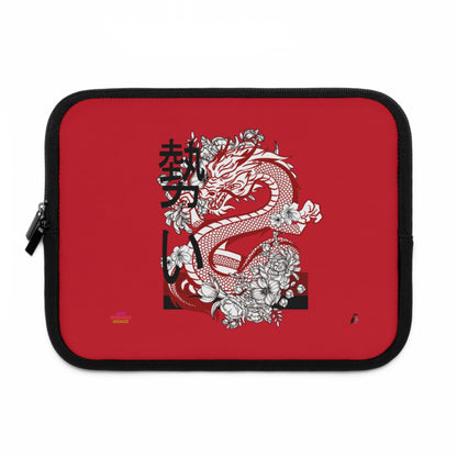 Laptop Sleeve: Dragons Dark Red