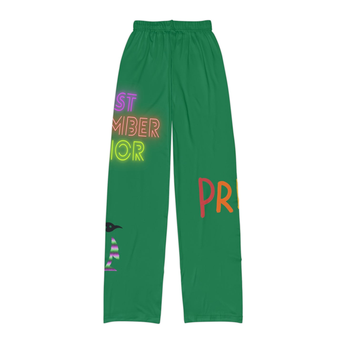 Kids Pajama Pants: LGBTQ Pride Dark Green