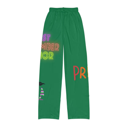 Kids Pajama Pants: LGBTQ Pride Dark Green