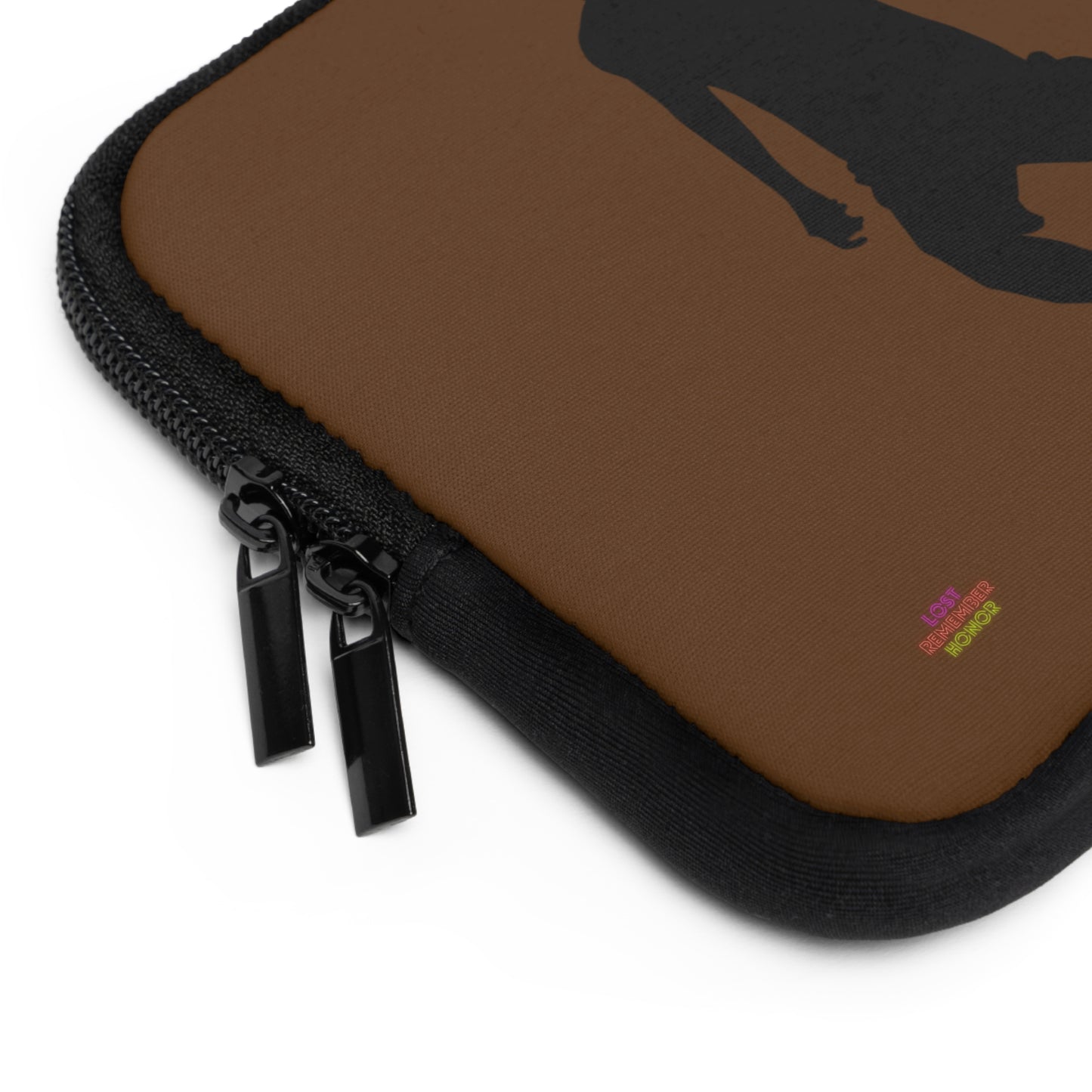 Laptop Sleeve: Soccer Brown