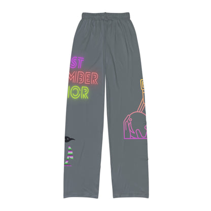 Kids Pajama Pants: Bowling Dark Grey