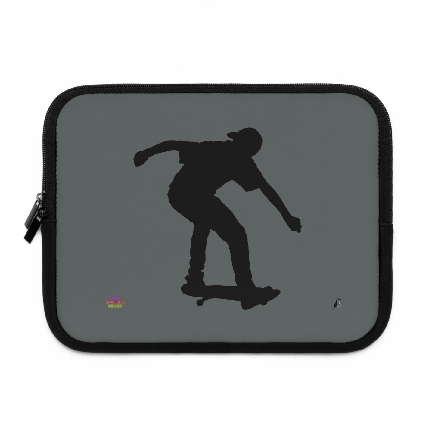 Laptop Sleeve: Skateboarding Dark Grey