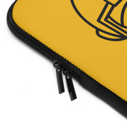 Laptop Sleeve: Football Yellow