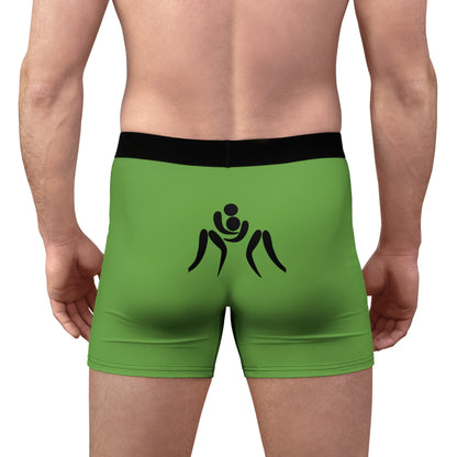 Men's Boxer Briefs: Wrestling Green