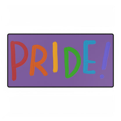 Desk Mats: LGBTQ Pride Lite Purple