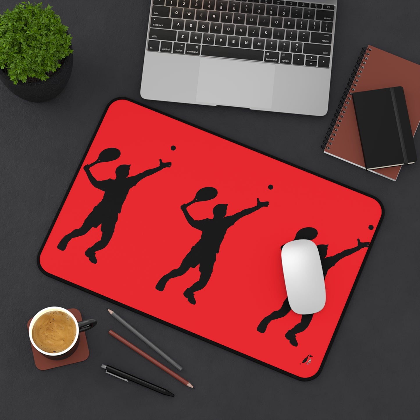 Desk Mat: Tennis Red